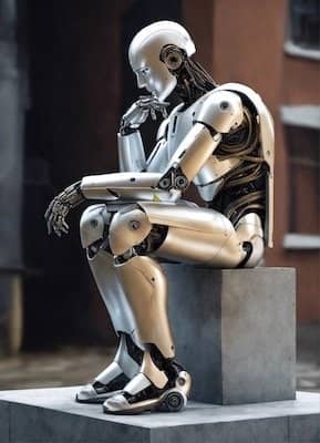 robot as the thinker