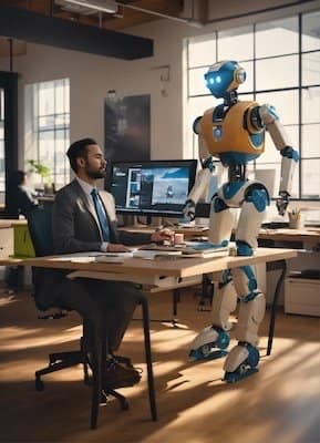 robot replacing human
